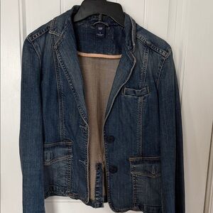 GAP Women's Dark Wash Denim Jacket